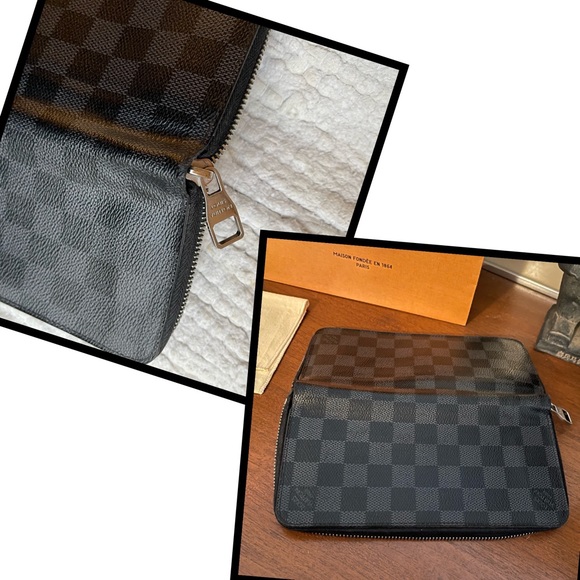 Louis Vuitton Zippy Damier Graphite Vertical Long Wallet - Picture 14 of 16